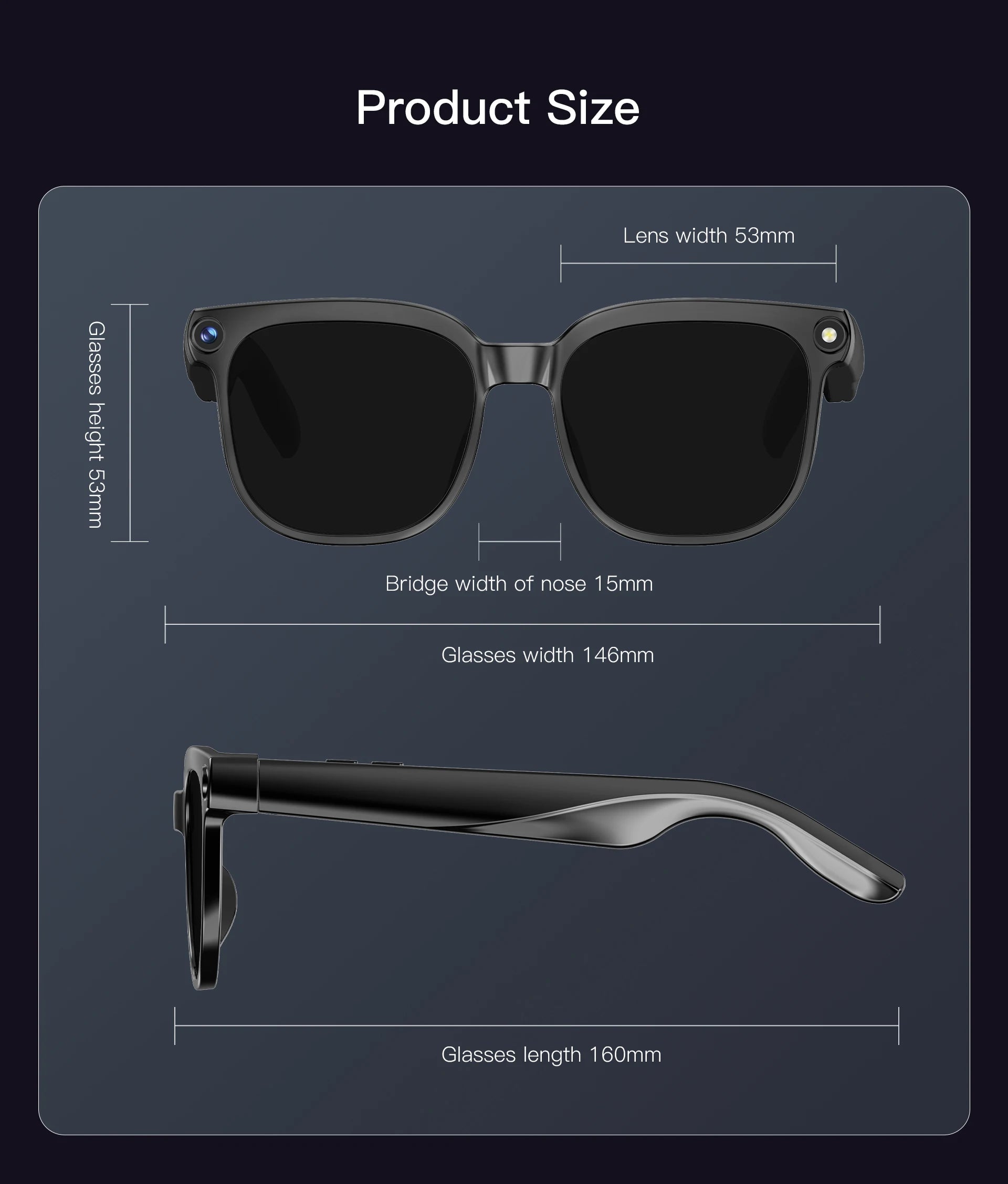 NexoLuma AI™ – Smart AI Camera Glasses