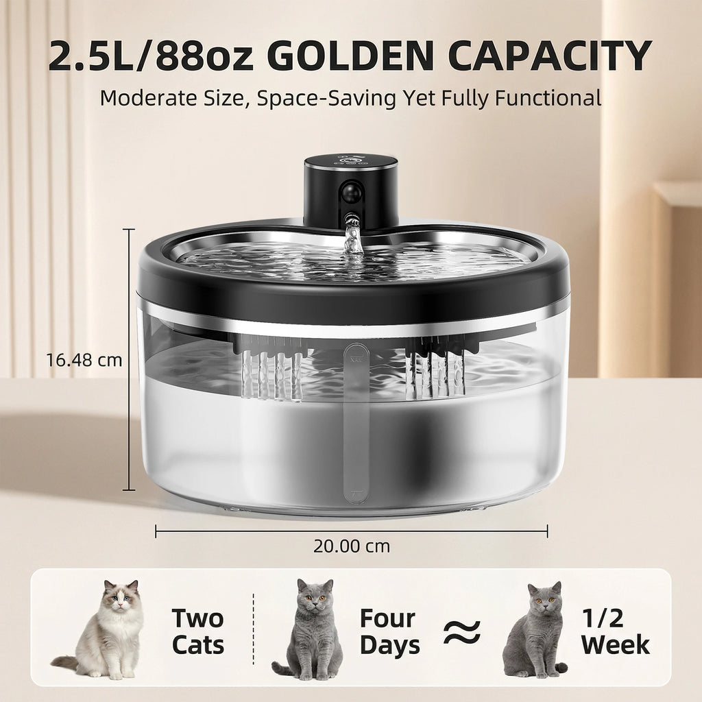 NexoPet Flow™ – Smart Wireless Pet Fountain