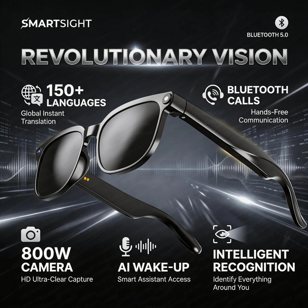 NexoLuma AI™ – Smart AI Camera Glasses