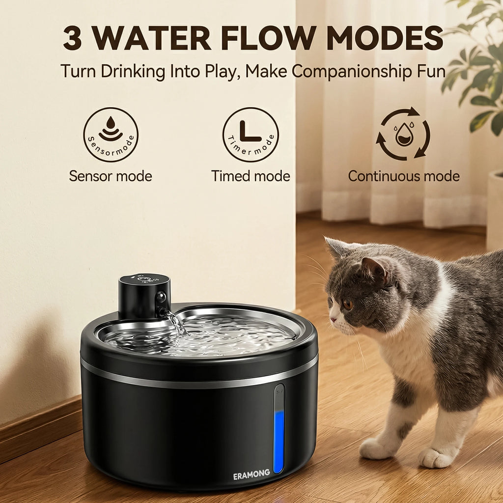 NexoPet Flow™ – Smart Wireless Pet Fountain