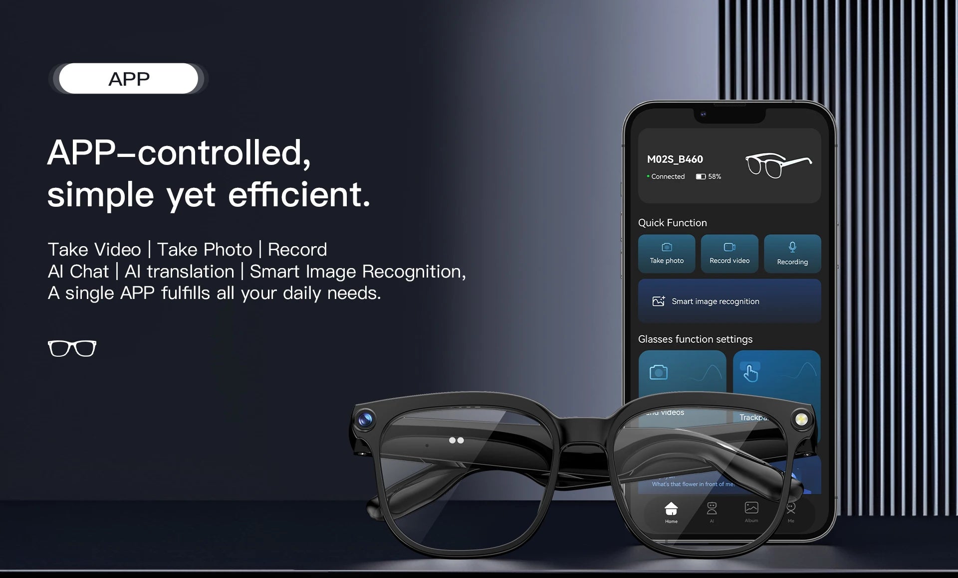 NexoLuma AI™ – Smart AI Camera Glasses